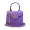 First Lady Small Diamond Malva Leather bag 02