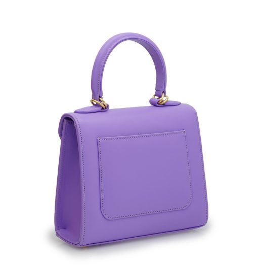 ⁦First Lady small diamond malva smooth leather handbag⁩ - الصورة ⁦7⁩
