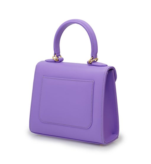 ⁦First Lady small diamond malva smooth leather handbag⁩ - الصورة ⁦6⁩