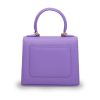 First Lady Small Diamond Malva Leather bag 05