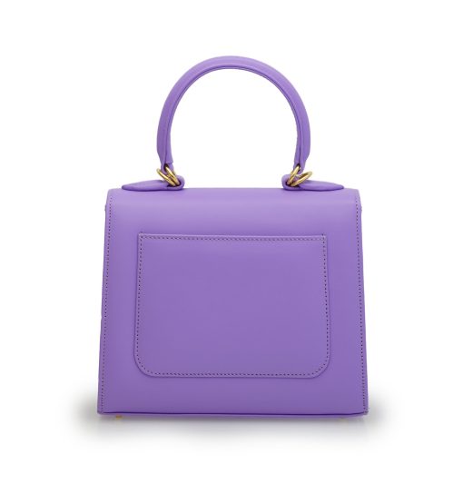 ⁦First Lady small diamond malva smooth leather handbag⁩ - الصورة ⁦5⁩