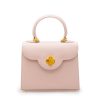 First Lady Small Diamond Rose Leather Bag 01
