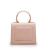 First Lady Small Diamond Rose Leather Bag 06