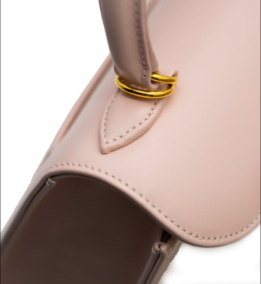 ⁦First Lady small diamond rose smooth leather handbag⁩ - الصورة ⁦9⁩