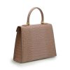 Lady Cardinal Time Keys Tea Rose Croc Embossed 04