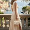 Opèra Quilted Ivory leather shoulder chain bag – by Cardinal Milano – luxury italian design