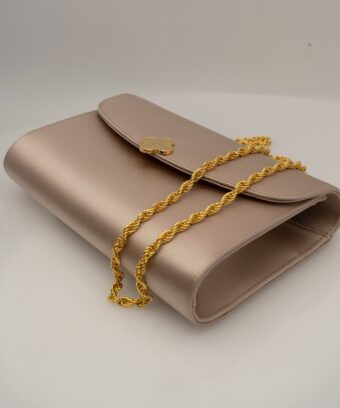 Alternative view of Lady Princess Powder silk clutch MTO