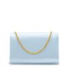 Lady Princess Sky Blue Silk Clutch – by Cardinal Milano – luxury italian design