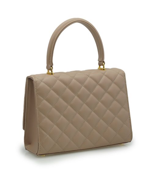⁦Opèra Quilted Powder leather shoulder chain bag MTO⁩ - الصورة ⁦5⁩