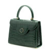 Cardinal Milano First Lady Green croc embossed leather bag – First Lady Green croc embossed leather bag – by Cardinal Milano – luxury italian design