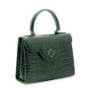 Cardinal Milano First Lady Green croc embossed leather bag – First Lady Green croc embossed leather bag – by Cardinal Milano – luxury italian design