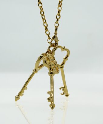 Cardinal Golden keychain