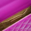 Opera Quilted orchid leather shoulder chain bag 07