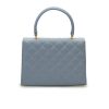 Opera Quilted Blue Lavanda Leather bag 03