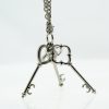 Silver keys charm 1