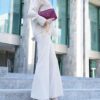 Milady Plum Plain Calf Leather Shoulder Bag – by Cardinal Milano – luxury italian design