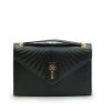 Milady Black Key Embellished Shoulder Bag 01