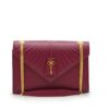 Milady Plum Plain Calf Leather Shoulder Bag – by Cardinal Milano – luxury italian design