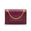 Milady Plum Plain Calf Leather Shoulder Bag – by Cardinal Milano – luxury italian design