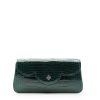 Time21 Dark Green Crocodile Leather Clutch 02