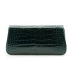 Time21 Dark Green Crocodile Leather Clutch 05