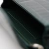 Time21 Dark Green Crocodile Leather Clutch 12