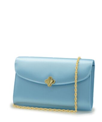 Alternative view of Lady Princess Blue Sky silk  clutch