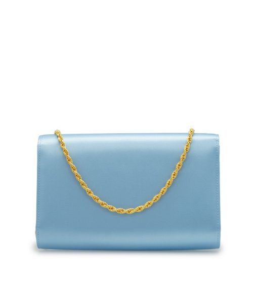⁦Lady Princess Blue Sky silk  clutch⁩ - الصورة ⁦4⁩