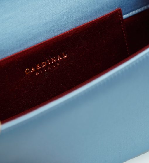 ⁦Lady Princess Blue Sky silk  clutch⁩ - الصورة ⁦7⁩