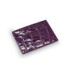 Cardinal Milano Crocodile Purple leather cardholder 03