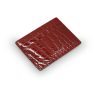 Cardinal Milano Crocodile Red leather cardholder 03