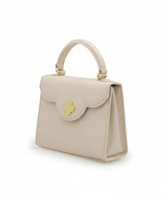 Alternative view of First Lady small Beige textured leather bag