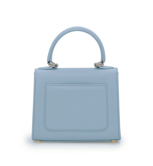 ⁦First Lady small diamond blue sky leather handbag⁩ - الصورة ⁦4⁩