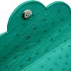 First Lady Small Emerald Ostrich Leather Bag 10
