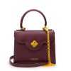 First Lady Small Oxblood Leather handbag 02