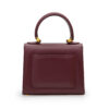 First Lady small diamond burgundy leather handbag – by Cardinal Milano – luxury italian design
