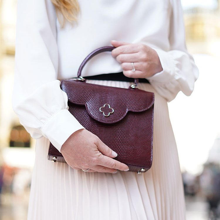 Cardinal Milano First Lady Burgundy Lizard e1729362546788