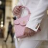 First Lady Pink ostrich leather handbag MTO – by Cardinal Milano – luxury italian design