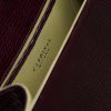 First Lady Burgundy Lizard leather handbag 07