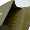 First Lady Military Green Textured Leather Handbag 10