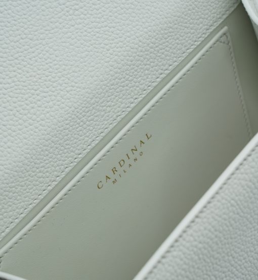 ⁦First Lady White textured  leather handbag⁩ - الصورة ⁦8⁩