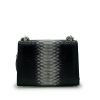 Opera Night Black Python Chain Bag 04