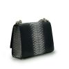 Opera Night Black Python Chain Bag 05