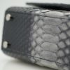 Opera Night Black Python Chain Bag 08