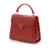 Tiffany Mini Red Crocodile leather handbag – by Cardinal Milano – luxury italian design
