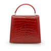 Tiffany Mini Red Crocodile leather handbag – by Cardinal Milano – luxury italian design
