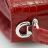 Tiffany Mini Red Crocodile leather handbag – by Cardinal Milano – luxury italian design