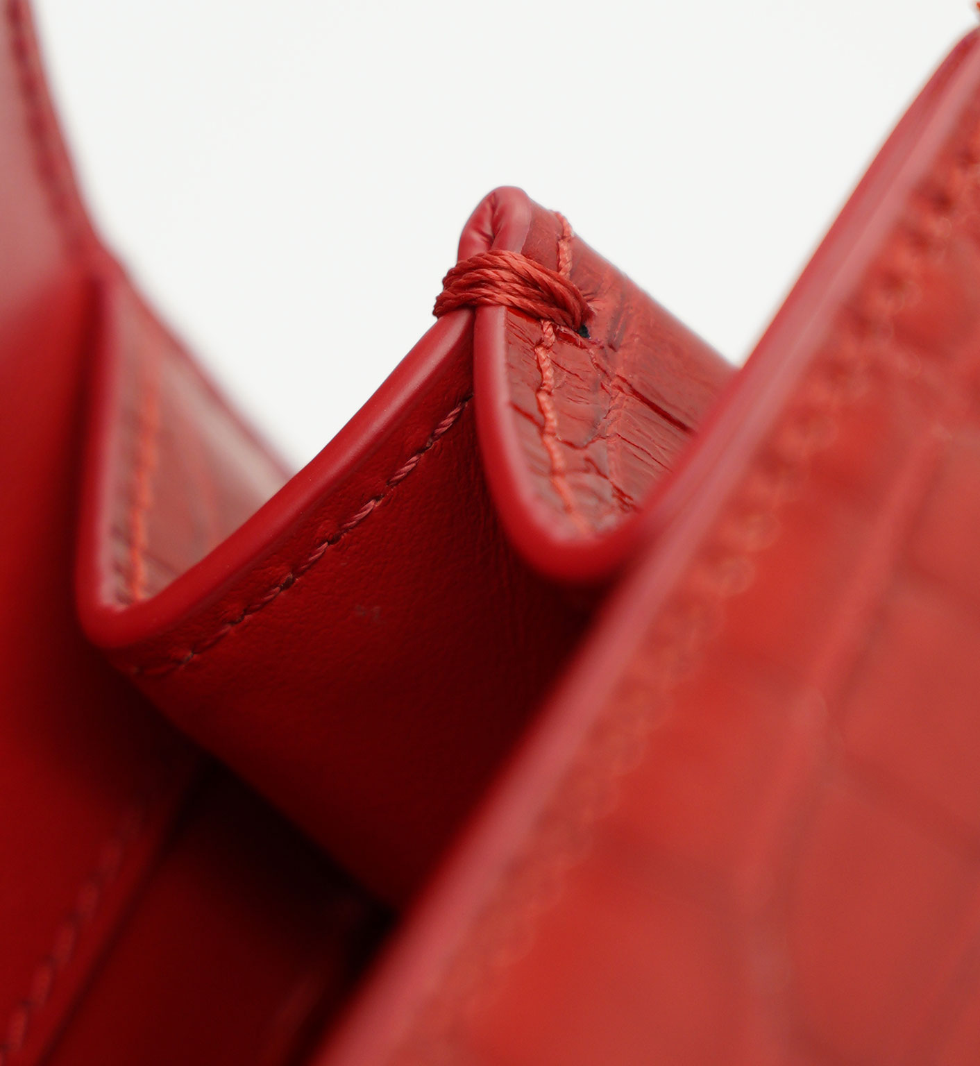 Tiffany Mini Red Crocodile leather handbag | Cardinal - Milano
