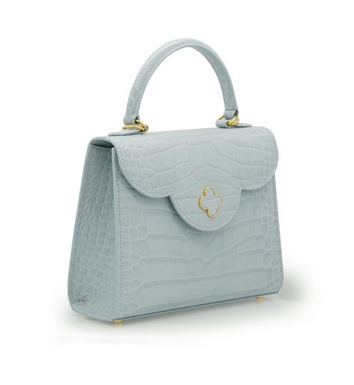 ⁦First Lady Sky croc embossed  leather handbag⁩ - الصورة ⁦3⁩