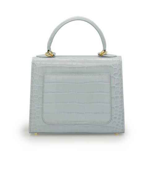 ⁦First Lady Sky croc embossed  leather handbag⁩ - الصورة ⁦5⁩